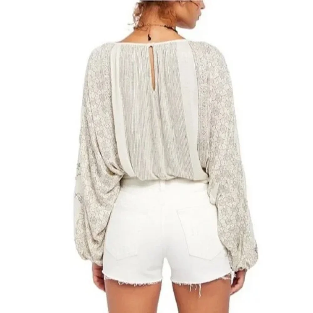Free People Boho Indigo Dreams Tunic S/M NWT - Picture 8 of 11